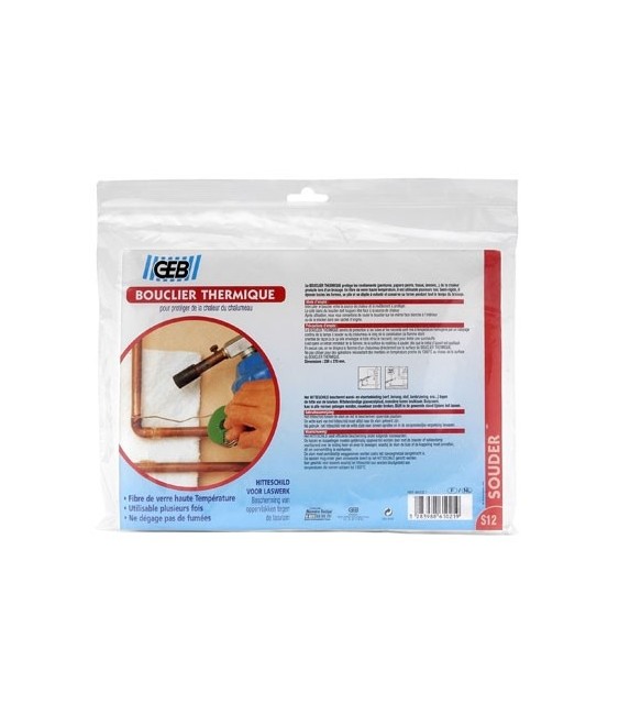 Bouclier thermique - 20 x 27 cm - GEB