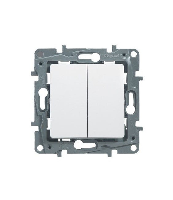 Double poussoir Niloé 6A - 250 V - LEGRAND
