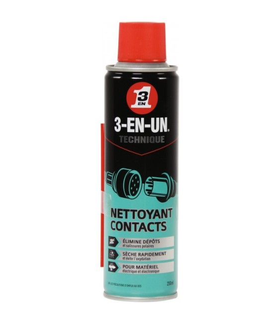 Nettoyant Contacts 3 en 1 - 250 ml - 3-EN-UN