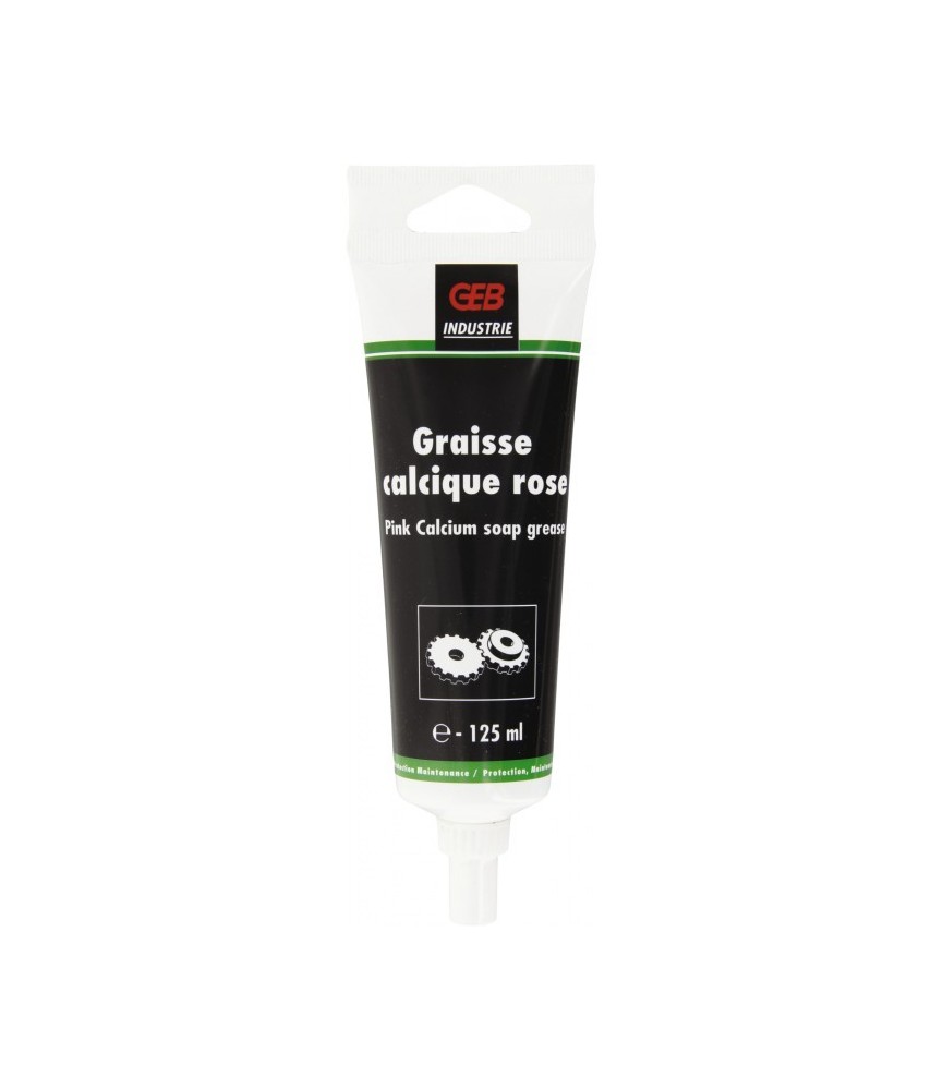 Graisse calqcique rose pour usage courant - tube 125 ml - GEB