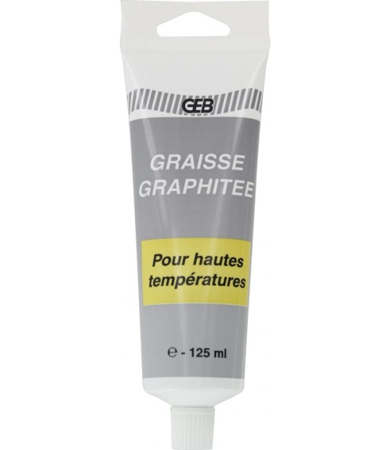 Graisse graphitée pour haute température - Tube de 125 ml - GEB