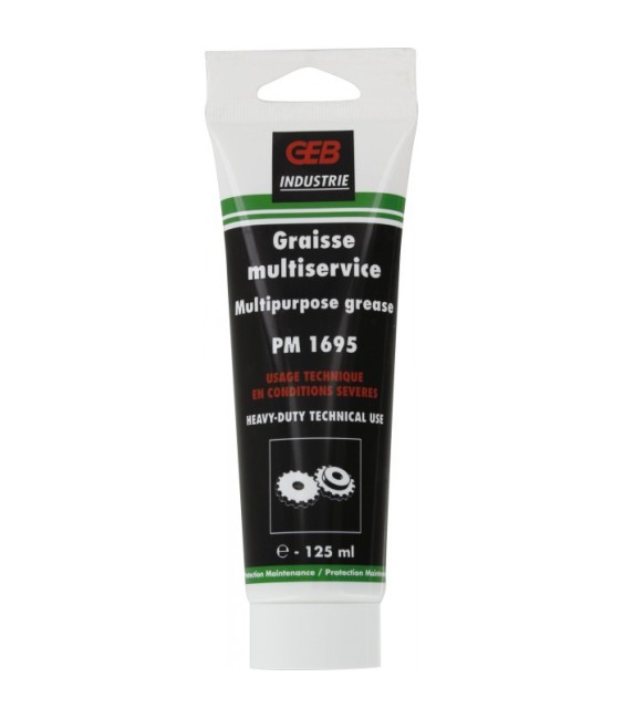 Graisse Multiservice à usage courant - Tube de 125 ml - GEB