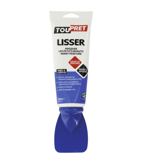 Enduit de lissage en pâte - Tube de 330 Gr - TOUPRET
