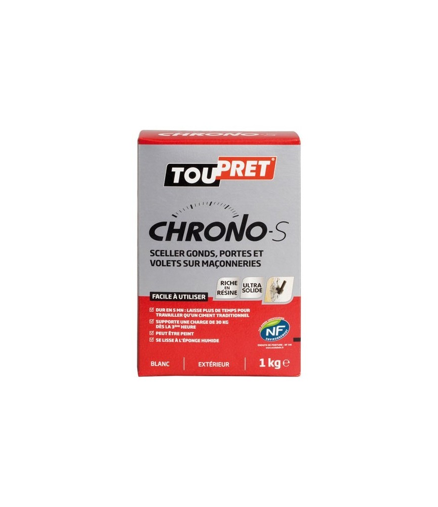 Enduit de scellement rapide e- Chrono - 1 Kg - TOUPRET Enduit de scellement rapide e- Chrono - 1 Kg - TOUPRET