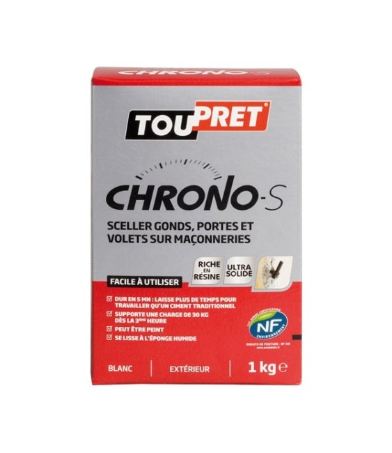 Enduit de scellement rapide e- Chrono - 1 Kg - TOUPRET