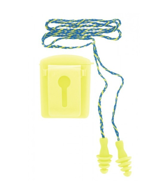 Bouchons anti-bruit reliés - 30 dB - Lot de 2 - OUTIBAT