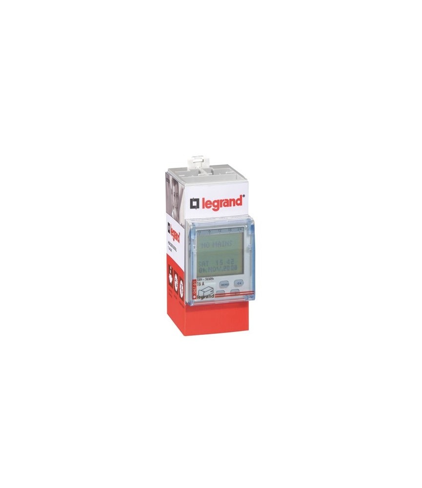 Interrupteur horaire digital - 1 canal 230 V - LEGRAND Interrupteur horaire digital - 1 canal 230 V - LEGRAND