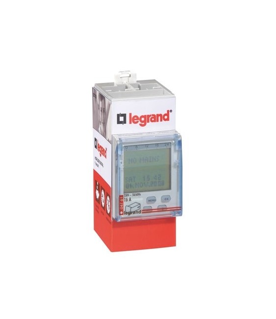 Interrupteur horaire digital - 1 canal 230 V - LEGRAND