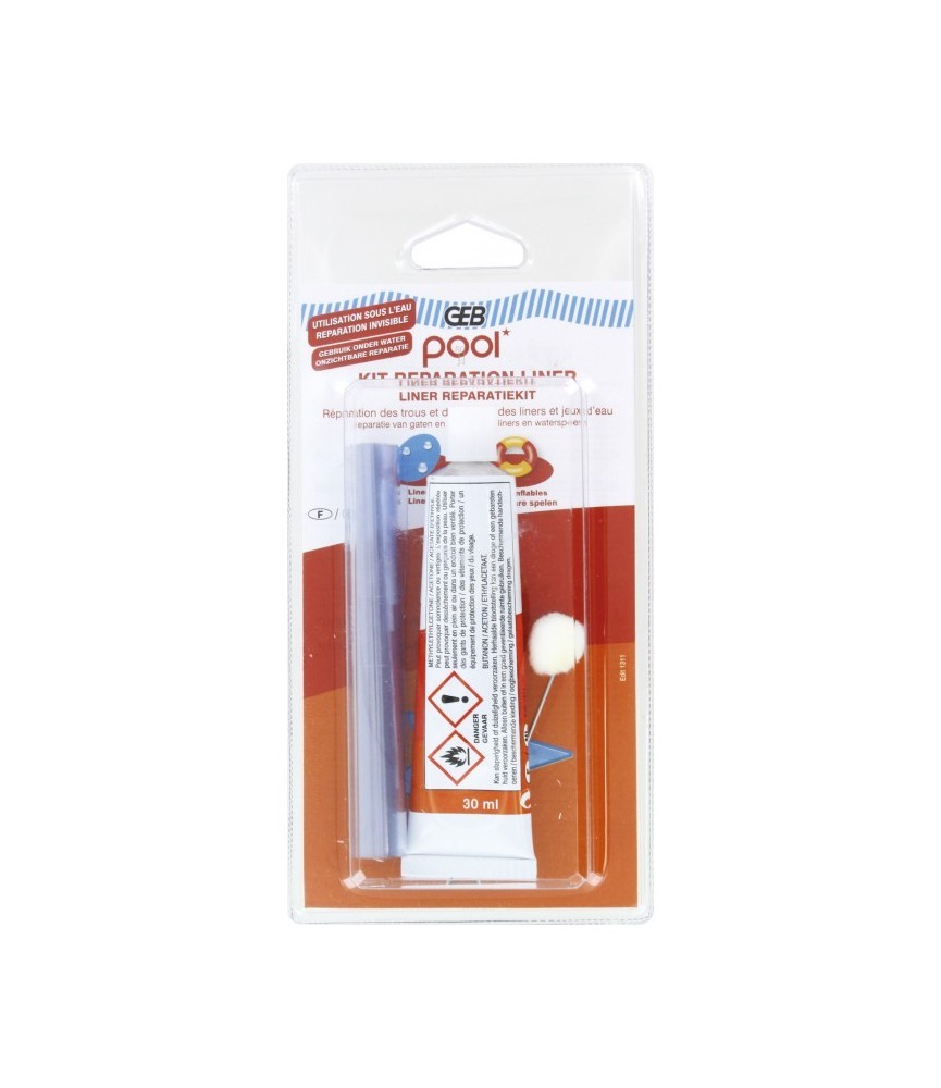 Kit Réparation Liner - Piscine - 30 ml - GEB POOL Kit Réparation Liner - Piscine - 30 ml - GEB POOL