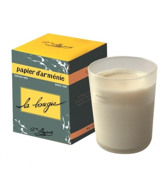 Bougie parfumée - Papier d'Arménie