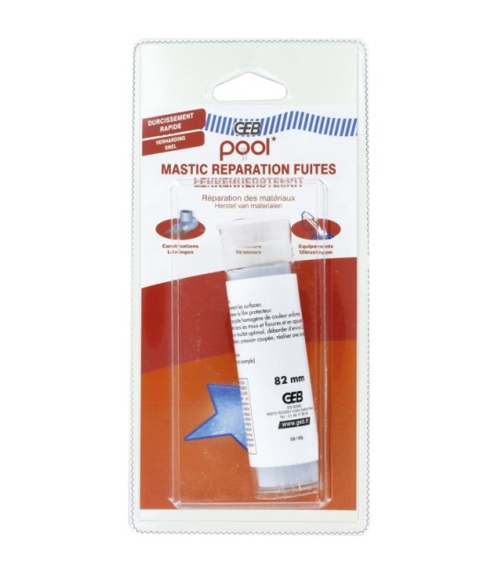 Mastic Tube pour réparation fuites - 82 mm - POOL - GEB