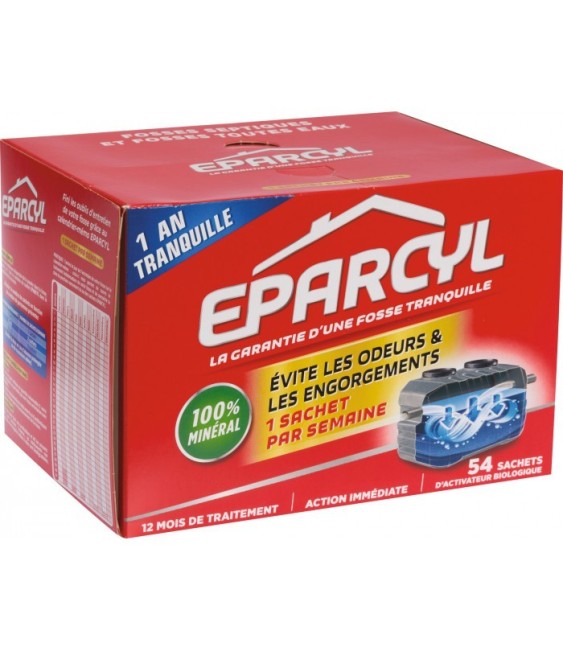 Activateur biologique pour fosse septique - 54 doses - EPARCYL