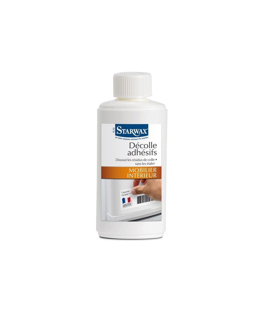 Décolle adhésifs tous supports - 200 ml - STARWAX Décolle adhésifs tous supports - 200 ml - STARWAX