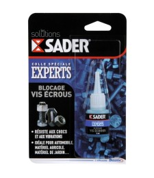Colle blocage vis et écrous - 5 ml - SADER