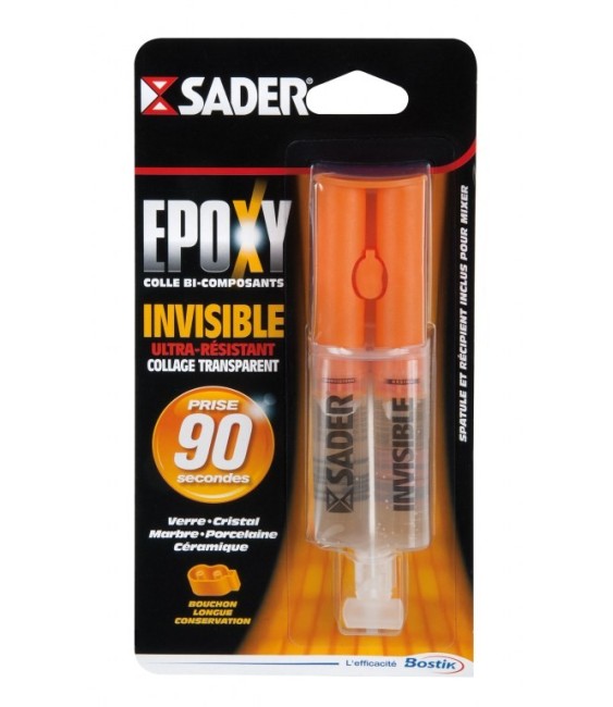 Colle époxy invisible - 25 ml - SADER