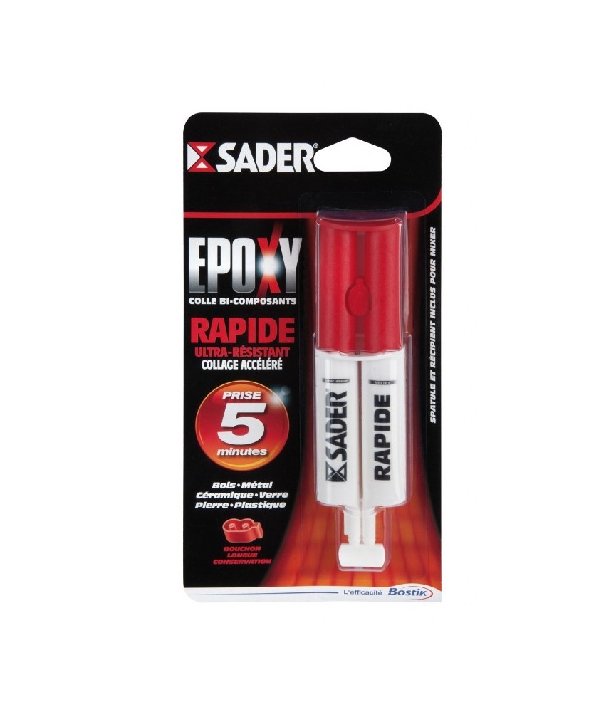 Colle époxy rapide - 25 ml - SADER