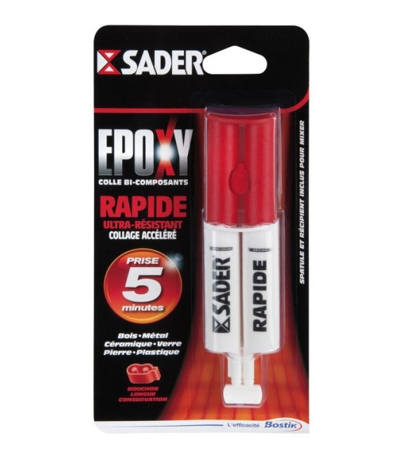 Colle époxy rapide - 25 ml - SADER