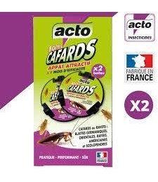 Boîte appât Anti-Cafards - Lot de 2 - ACTO