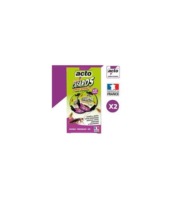 Boîte appât Anti-Cafards - Lot de 2 - ACTO