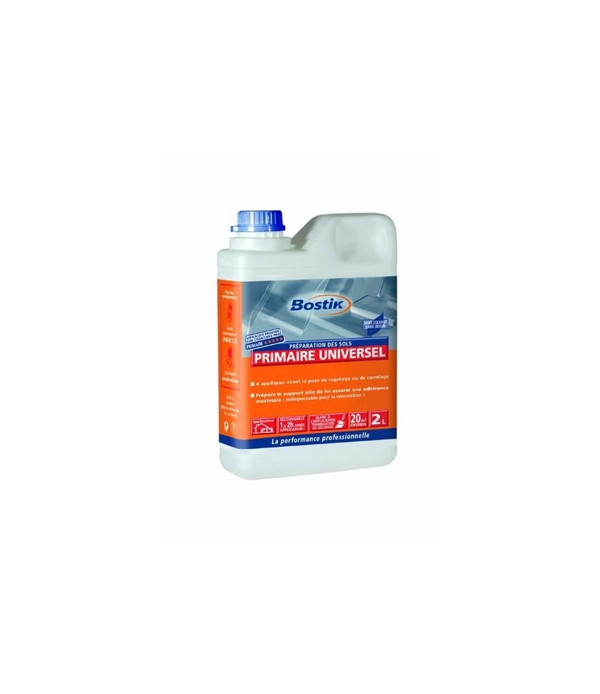 Primaire d'accrochage universel - 2 L - BOSTIK Primaire d'accrochage universel - 2 L - BOSTIK