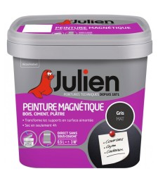 Peinture magnétique - Gris mat - 500 ml