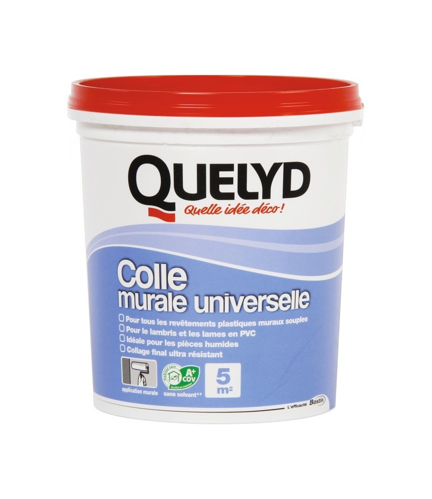 Colle murale Universelle - Supports souples - 1 Kg - QUELYD Colle murale Universelle - Supports souples - 1 Kg - QUELYD