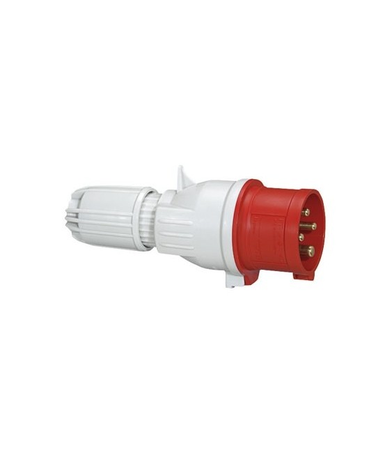 Prise droite IK09 - IP44 - Mâle - 16 A - 3P + T - LEGRAND