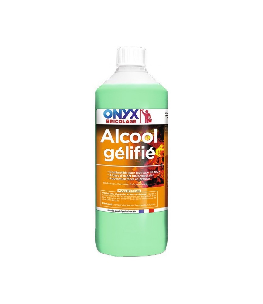 Alcool Gélifié - Allumage tous types de feu - 1 L - ONYX Alcool Gélifié - Allumage tous types de feu - 1 L - ONYX