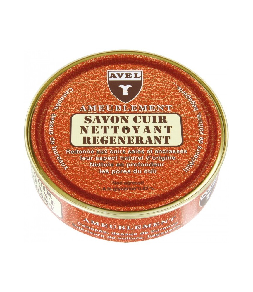 Savon nettoyant Régénérant pour le cuir - 200 ml - AVEL Savon nettoyant Régénérant pour le cuir - 200 ml - AVEL