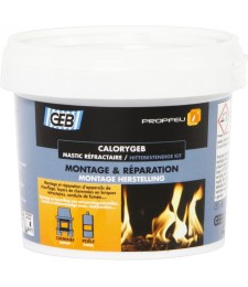 CaloryGeb - Mastic réfractaire pour cheminée - 600 Gr - GEB