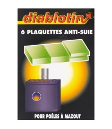 8 plaquettes Anti-suie pour poêle à mazout - DIABLOTIN