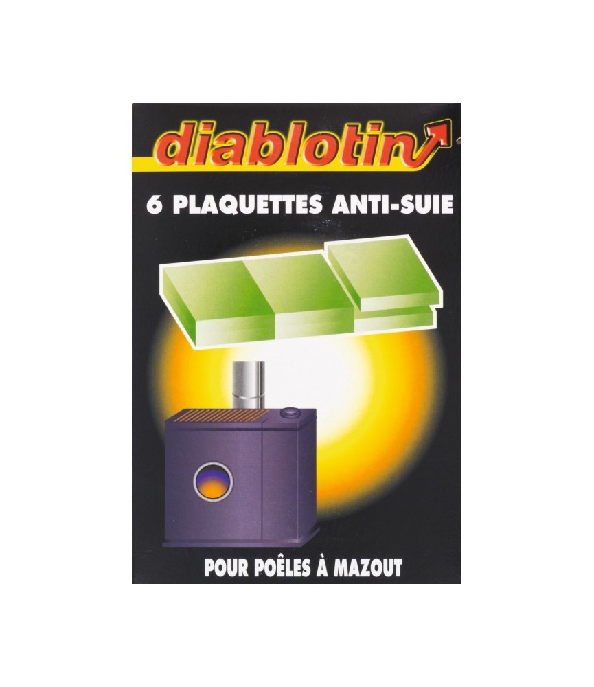 8 plaquettes Anti-suie pour poêle à mazout - DIABLOTIN 8 plaquettes Anti-suie pour poêle à mazout - DIABLOTIN