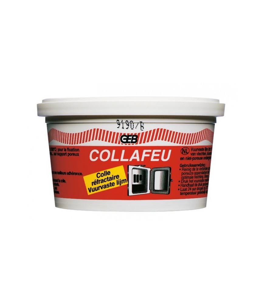 Colle mastic réfractaire - CollaFeu - 300 Gr - GEB