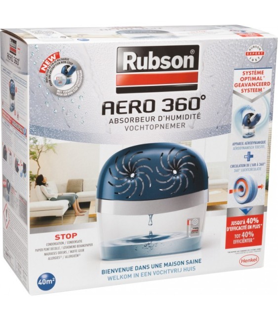 Absorbeur d'humidité Power Tab - 40m2 - RUBSON