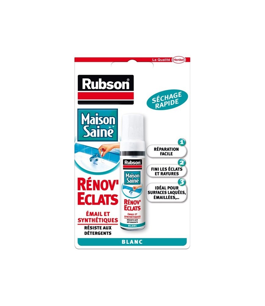 Rénov’Eclats - Répare petits éclats - Séchage rapide - 10 ml - RUBSON