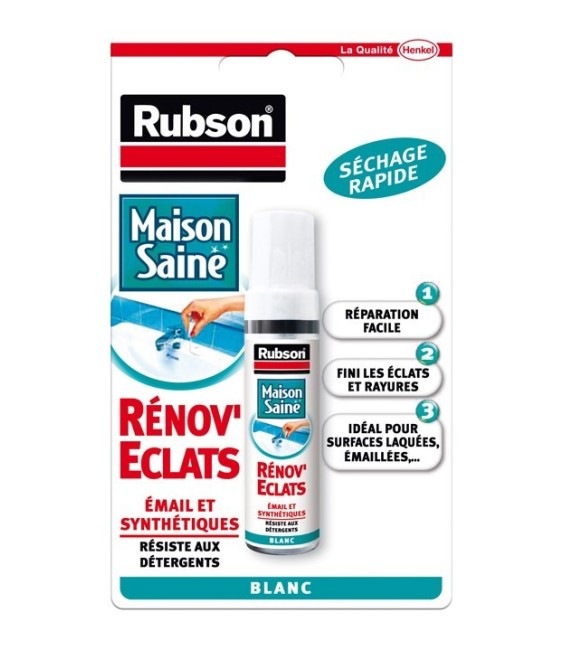 Rénov’Eclats - Répare petits éclats - Séchage rapide - 10 ml - RUBSON