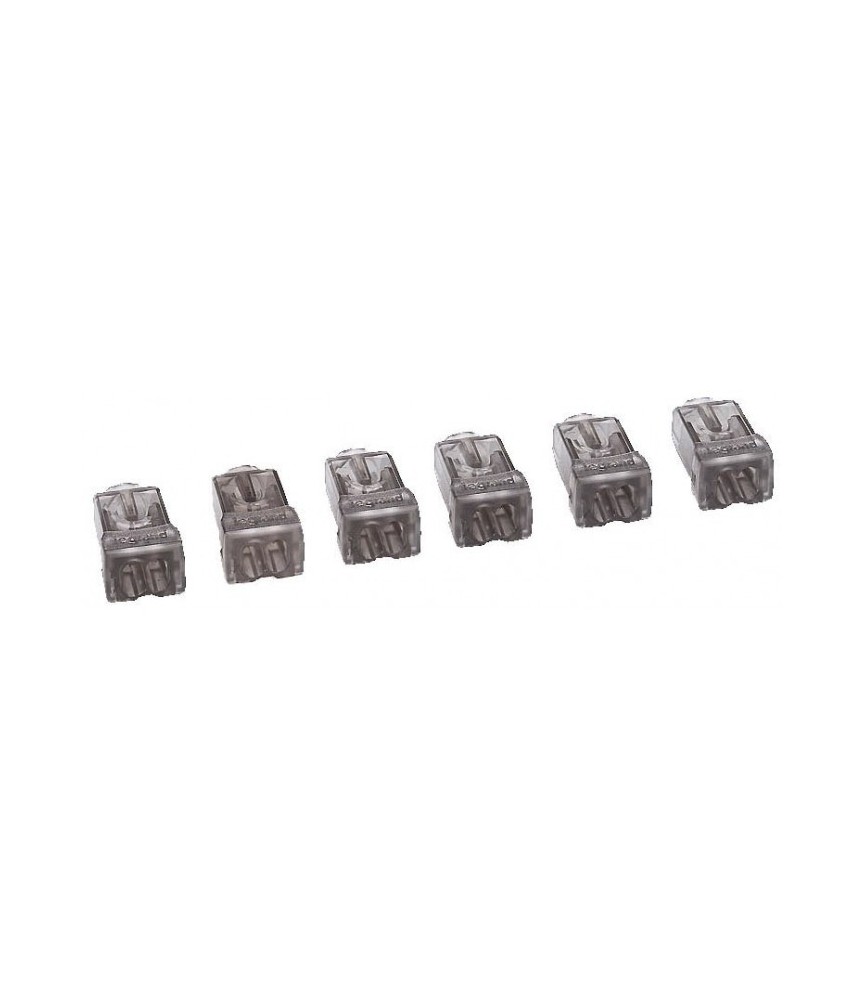 Borne de connexion sans vis Nylbloc - 2 fils - 24 A - Lot de 6 - LEGRAND Borne de connexion sans vis Nylbloc - 2 fils - 24 A - Lot de 6 - LEGRAND