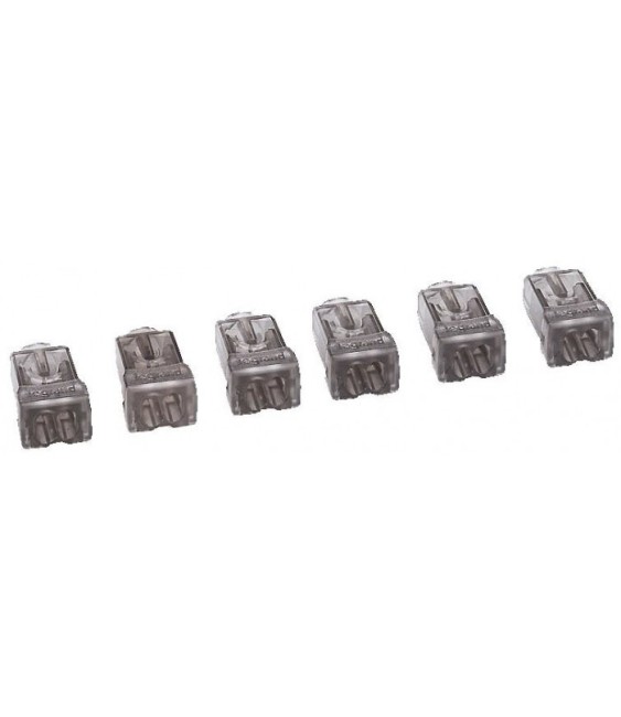 Borne de connexion sans vis Nylbloc - 2 fils - 24 A - Lot de 6 - LEGRAND