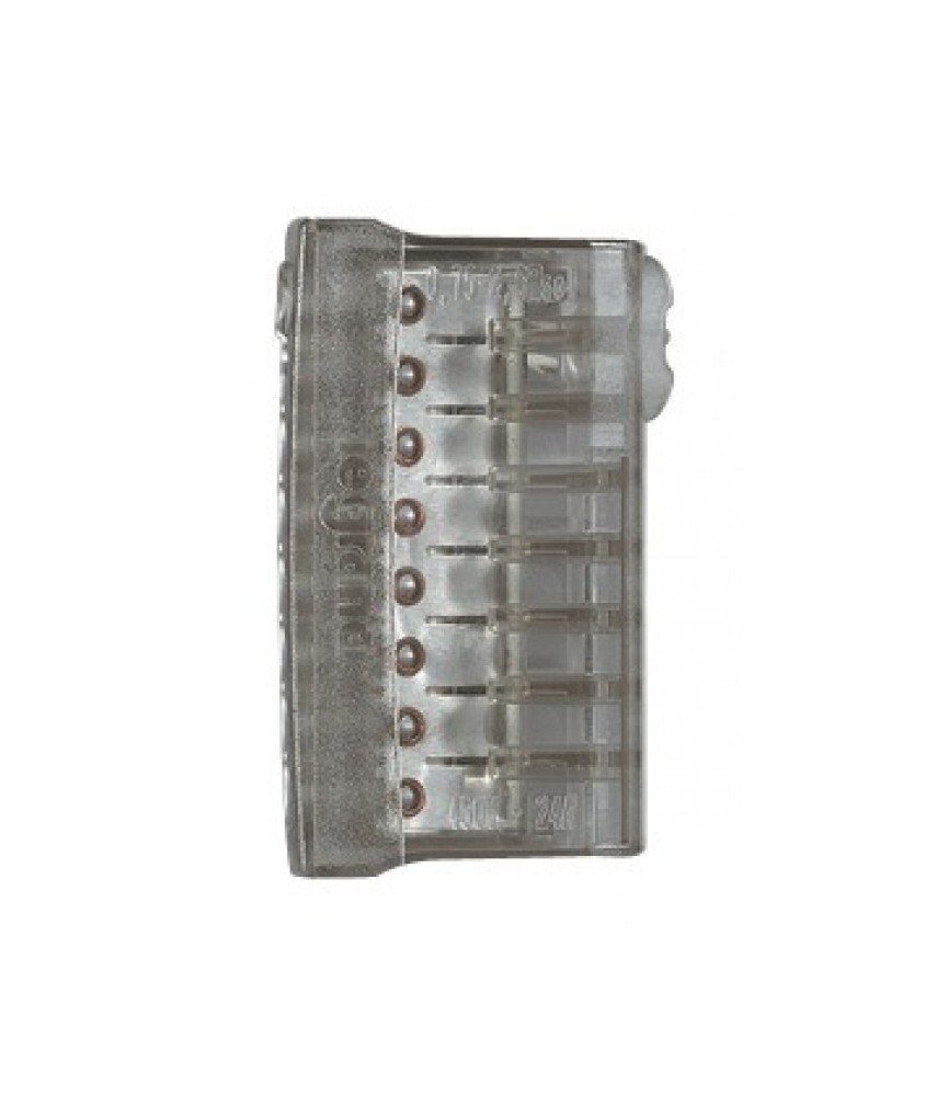 Borne de connexion sans vis Nylbloc - 8 fils - 24 A - Lot de 3 - LEGRAND Borne de connexion sans vis Nylbloc - 8 fils - 24 A - Lot de 3 - LEGRAND
