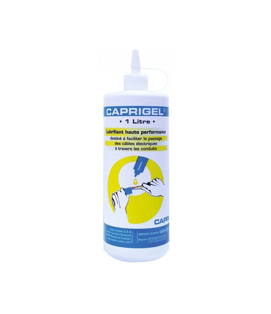 Lubrifiant pour tirage de câble électrique - 1 L - CAPRIGEL Lubrifiant pour tirage de câble électrique - 1 L - CAPRIGEL