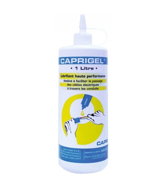 Lubrifiant pour tirage de câble électrique - 1 L - CAPRIGEL