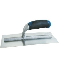 Platoir lame courbée Inox - Poignée bi-matière - OUTIBAT