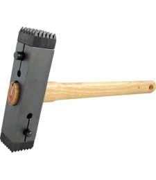 Marteau boucharde emmanché + plaquettes de dents - OUTIBAT