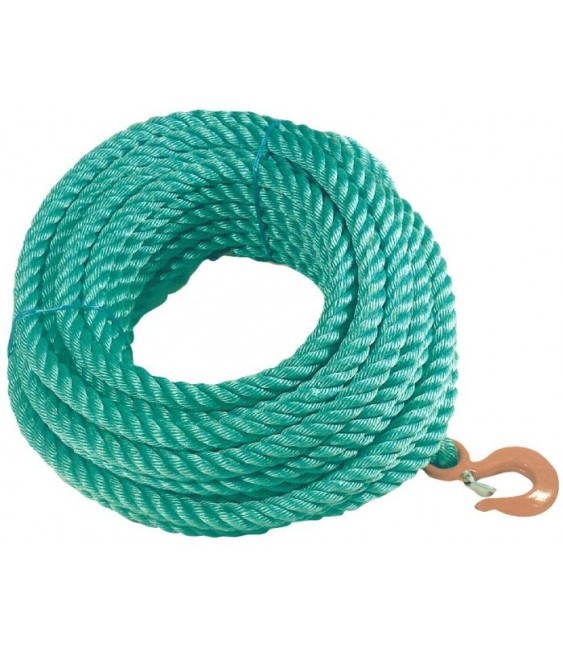 Corde à poulie en polypropylène - 15 M -  24 mm - OUTIBAT