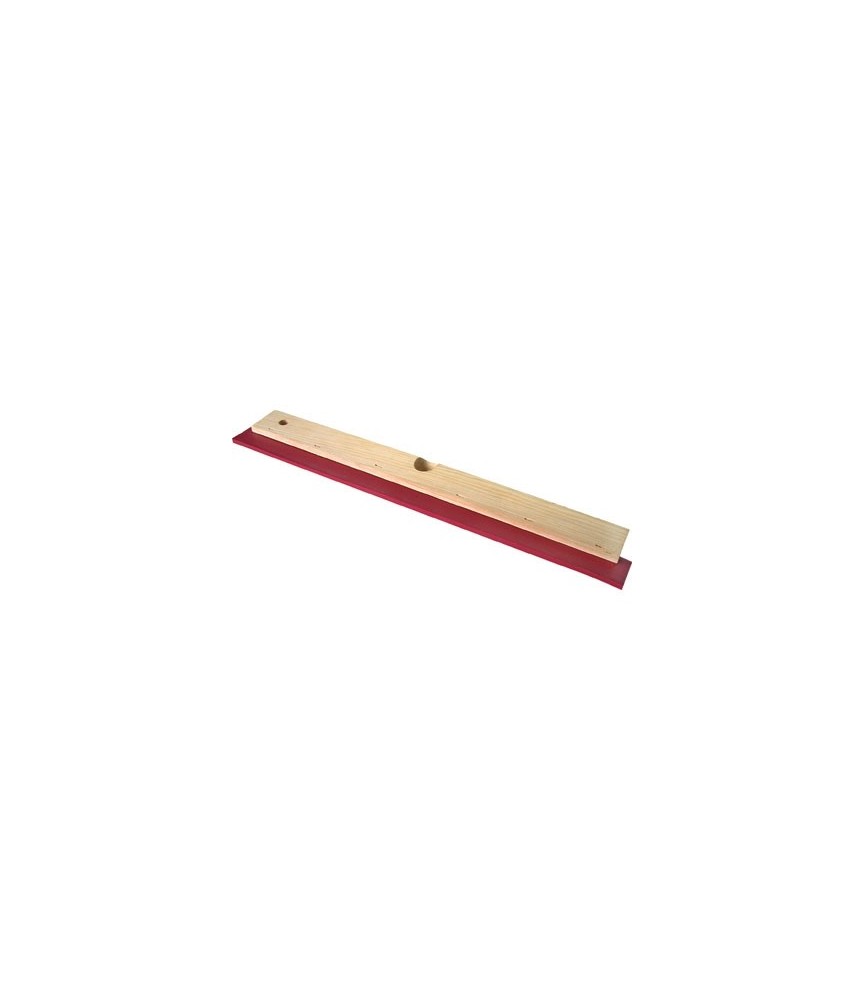 Raclette de carreleur - Lame en caoutchouc mousse - 44 cm - Rouge - OUTIBAT