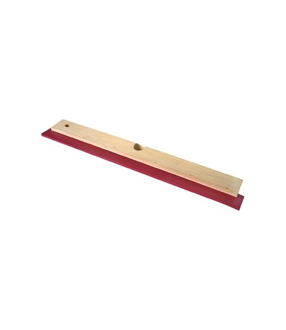 Raclette de carreleur - Lame en caoutchouc mousse - 44 cm - Rouge - OUTIBAT