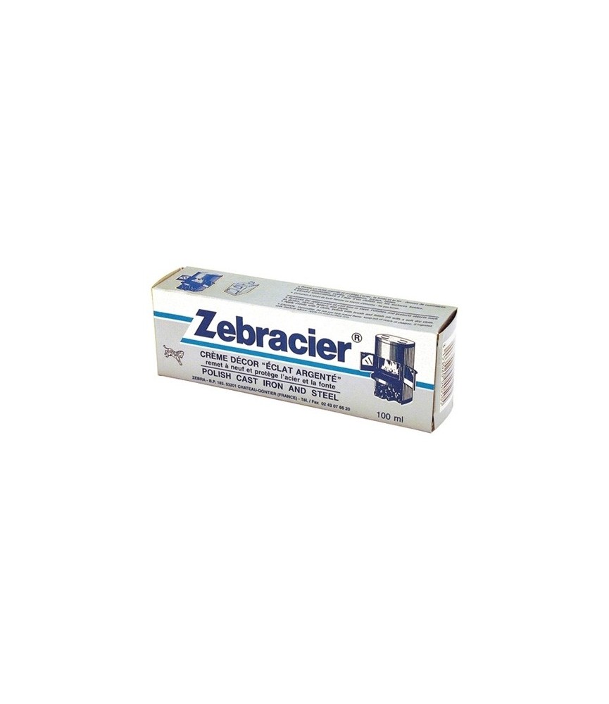 Zebracier pâte - Rénovation fonte / acier - 100 ml Zebracier pâte - Rénovation fonte / acier - 100 ml