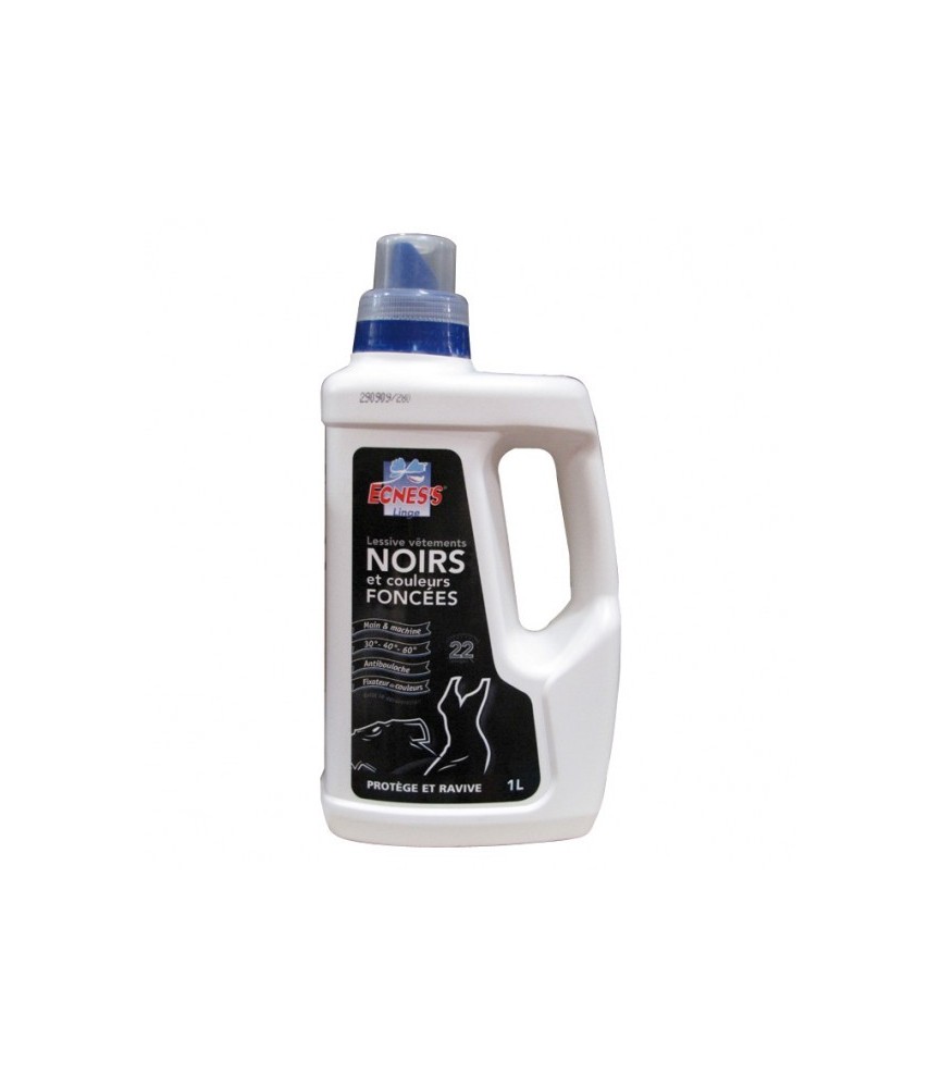 Lessive liquide - Spécial Noir et couleurs foncées - 1 L - ECNES'S