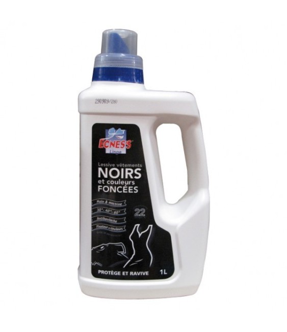 Lessive liquide - Spécial Noir et couleurs foncées - 1 L - ECNES'S