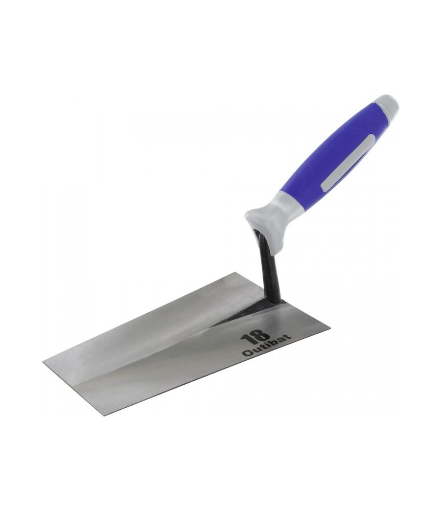 Truelle carrée - 18 cm - Manche bi-matière - OUTIBAT Truelle carrée - 18 cm - Manche bi-matière - OUTIBAT